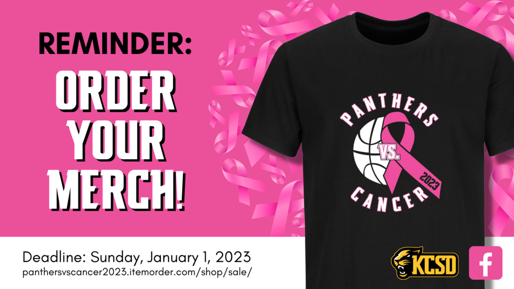 Order Panthers vs. Cancer Merchandise