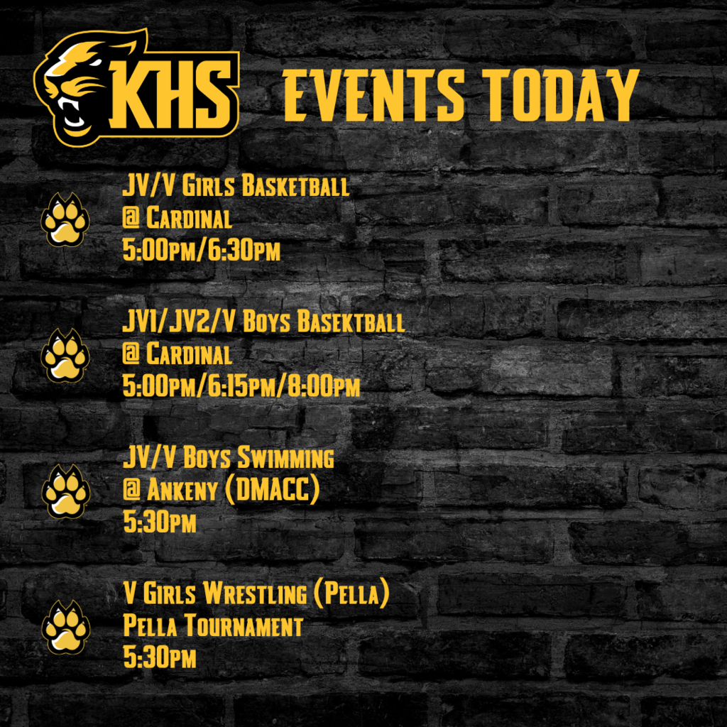 KHS Events Today
