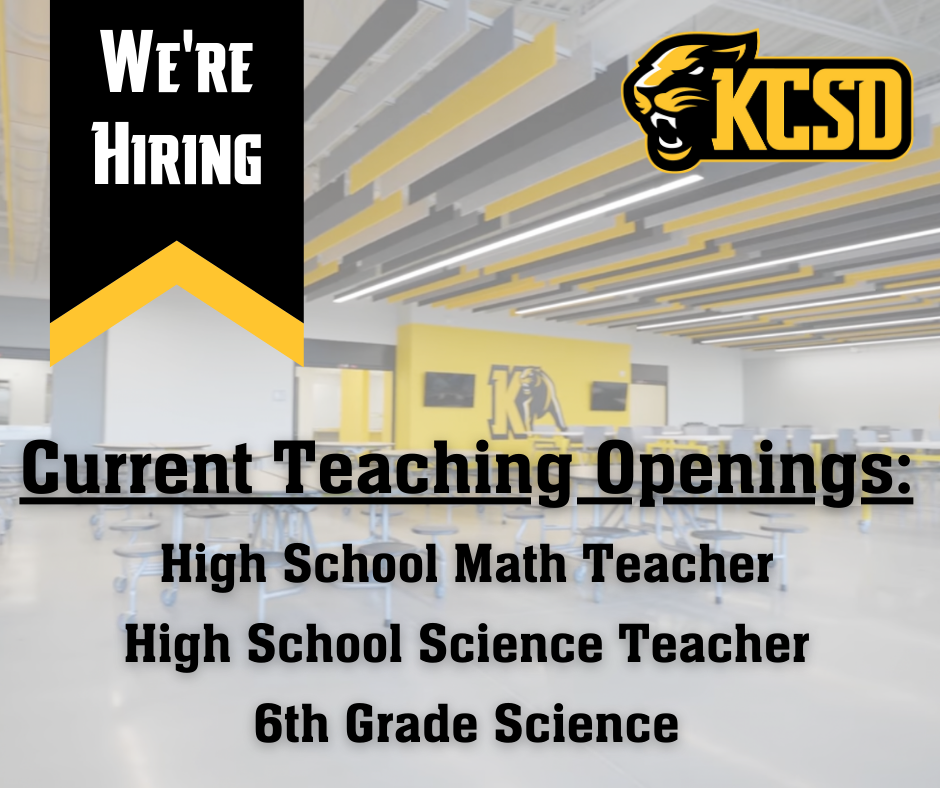 Current Teaching Openings